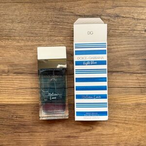 Dolce & Gabbana Light Blue Italian Love Fragrance 3.3oz